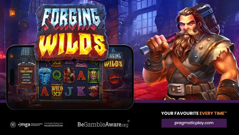 Menempa Keberuntungan di Forging Wilds, Mahakarya Visual Terbaru dari Pragmatic Play