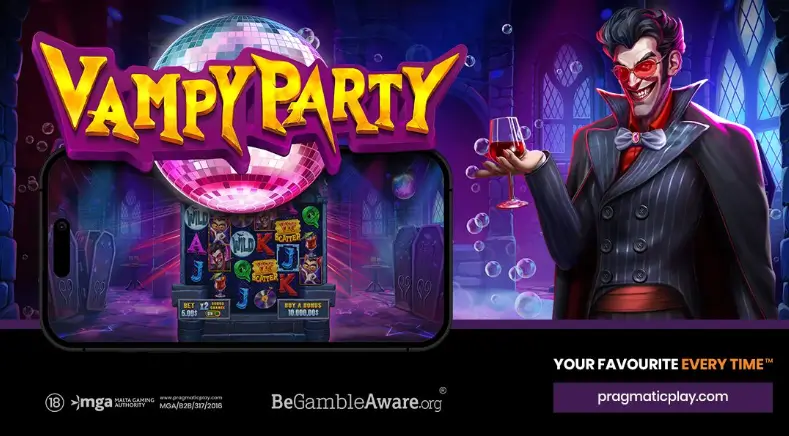Gemerlap Lampu Vampy Party Mulai Menyala, Saatnya Bersiap Sambut Hujan Wild Symbol